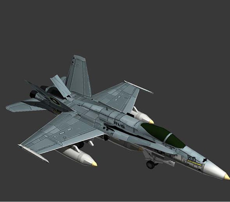 吐鲁番3D f18舰载战斗机 (2)